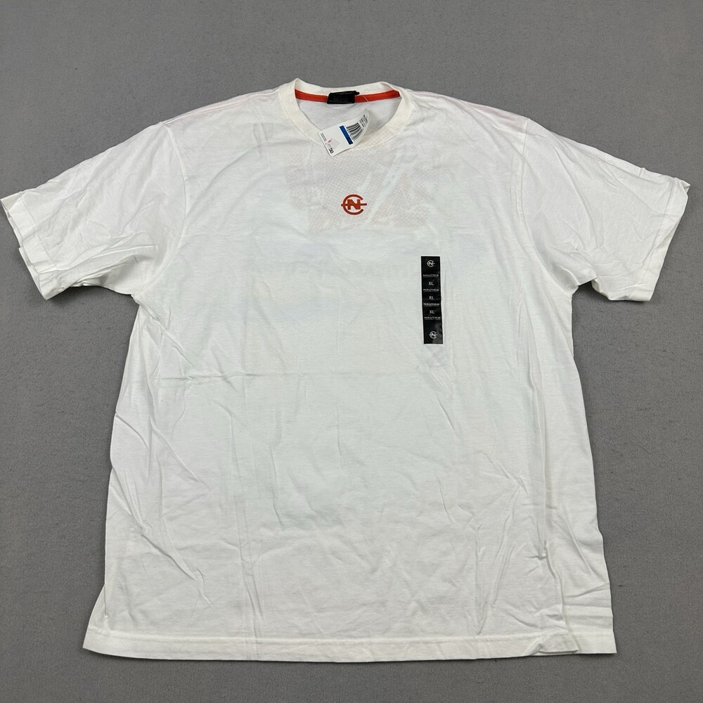 Vintage Nautica Competition Shirt Men Extra Large Sailing Graphic Y2K Deadstock